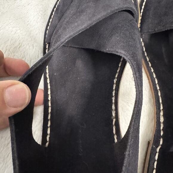 Jacques Soloviere Blue Sandals Men’s 45 NIB - Picture 5 of 8